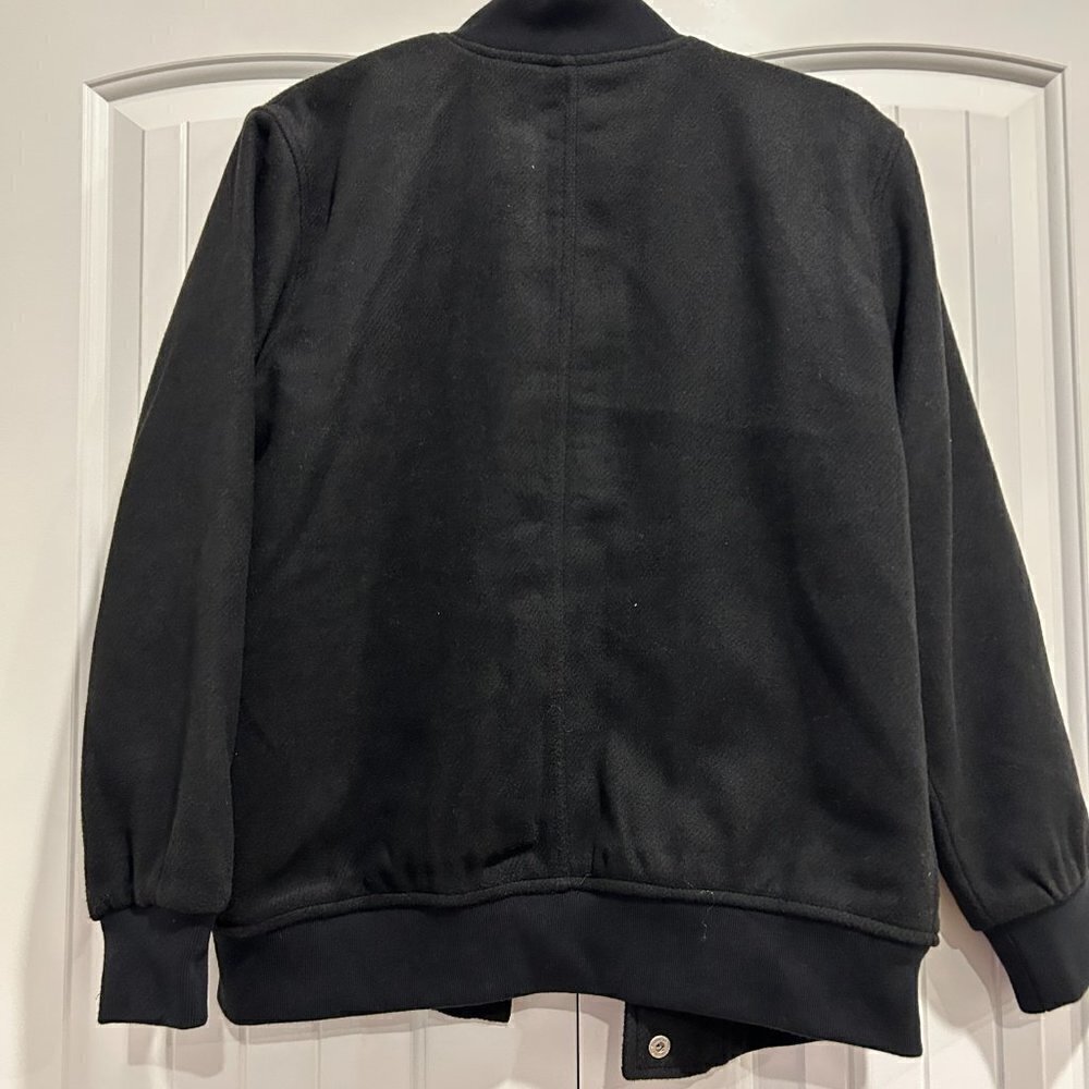 Future Collective Kahlana Barfield Brown Black Bomber Jacket Women’s Size XS - Picture 3 of 13